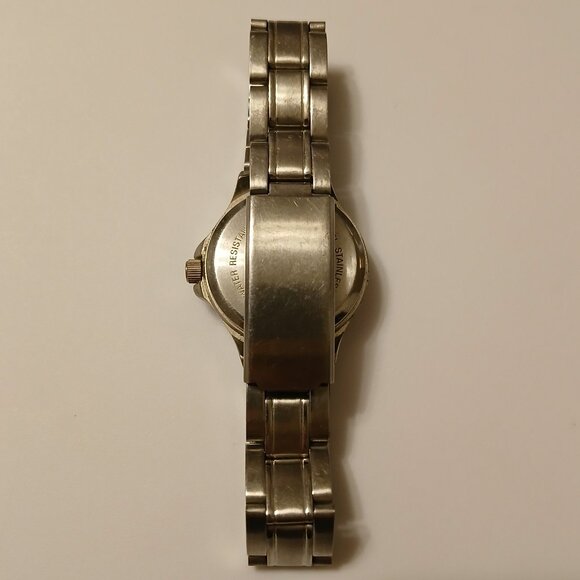 Milan Silver Tone Stainless Steel Bracelet Watch Japan Movt 100Ft WR M.Z. Berger - Picture 2 of 15